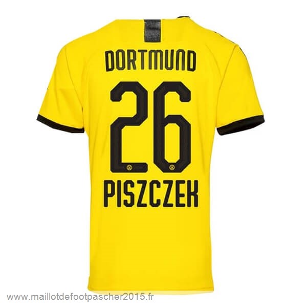 Maillot Foot Achat NO.26 Piszczek Domicile Maillot Borussia Dortmund 2019 2020 Jaune