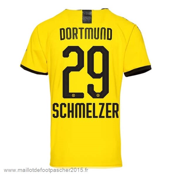 Maillot Foot Achat NO.29 Schmelzer Domicile Maillot Borussia Dortmund 2019 2020 Jaune