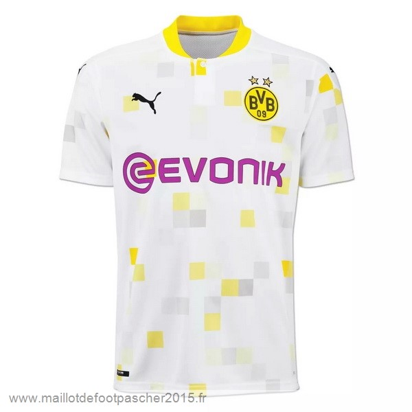 Maillot Foot Achat Third Maillot Borussia Dortmund 2020 2021 Blanc