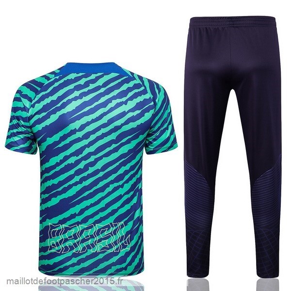 Maillot Foot Achat Entrainement Ensemble Complet Brésil 2022 Vert I Noir