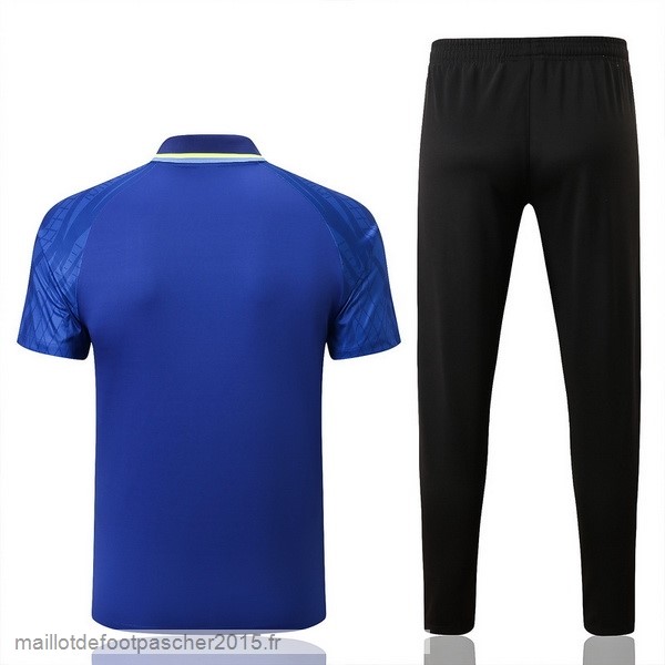 Maillot Foot Achat Ensemble Complet Polo Chelsea 2022 2023 Bleu I Noir