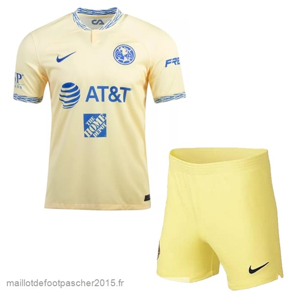 Maillot Foot Achat Domicile Conjunto De Enfant Club América 2022 2023 Jaune