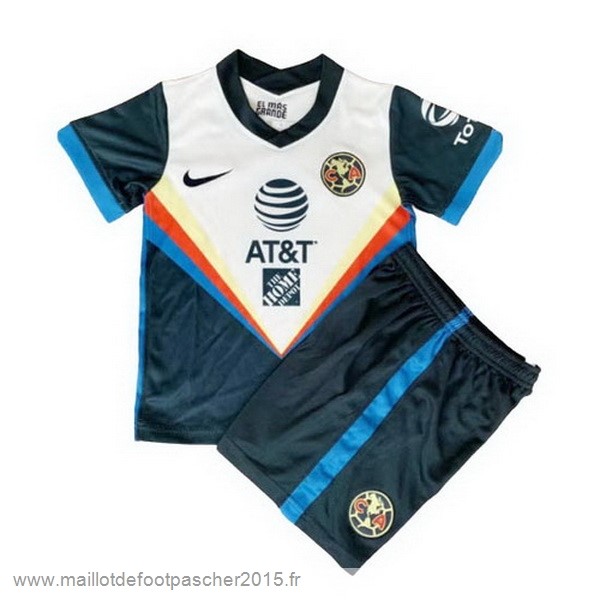 Maillot Foot Achat Exterieur Conjunto De Enfant Club América 2020 2021 Blanc