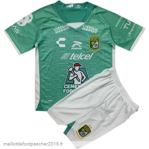 Maillot Foot Achat Domicile Conjunto De Enfant Club León 2022 2023 Vert