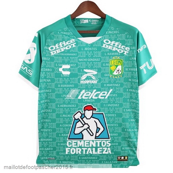 Maillot Foot Achat Charly Domicile Maillot Club León 2022 2023 Vert