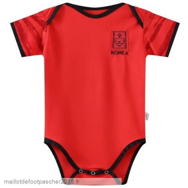 Maillot Foot Achat Domicile Onesies Enfant Corée 2022 Rouge