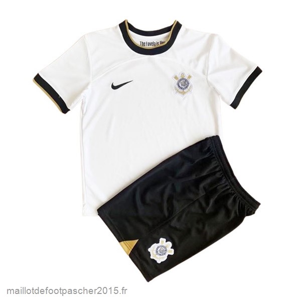 Maillot Foot Achat Domicile Conjunto De Enfant Corinthians Paulista 2022 2023 Blanc