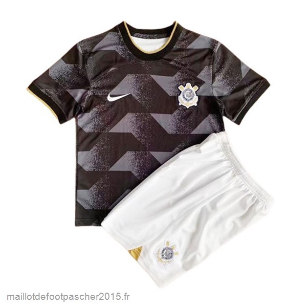 Maillot Foot Achat Exterieur Conjunto De Enfant Corinthians Paulista 2022 2023 Noir