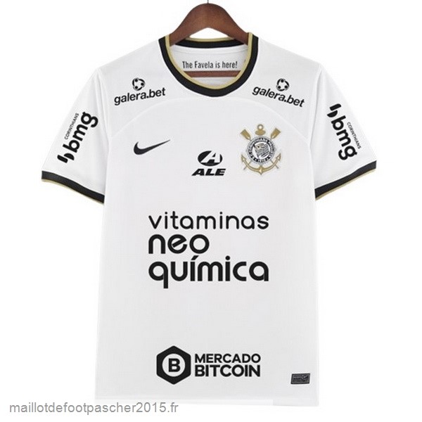 Maillot Foot Achat Thailande Domicile Maillot Corinthians Paulista 2022 2023 I Blanc