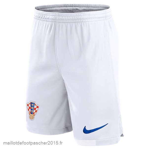 Maillot Foot Achat Domicile Pantalon Croatie 2022 Blanc
