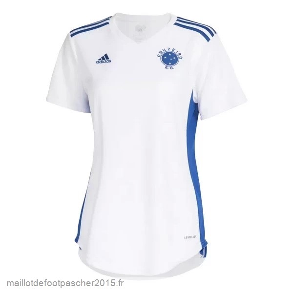 Maillot Foot Achat Exterieur Maillot Femme Cruzeiro EC 2022 2023 Blanc