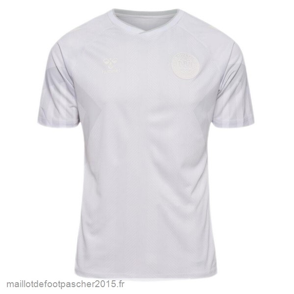 Maillot Foot Achat Thailande Exterieur Maillot Danemark 2022 Blanc