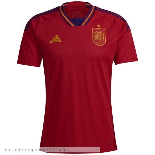 Maillot Foot Achat Domicile Maillot Espagne 2022 Rouge
