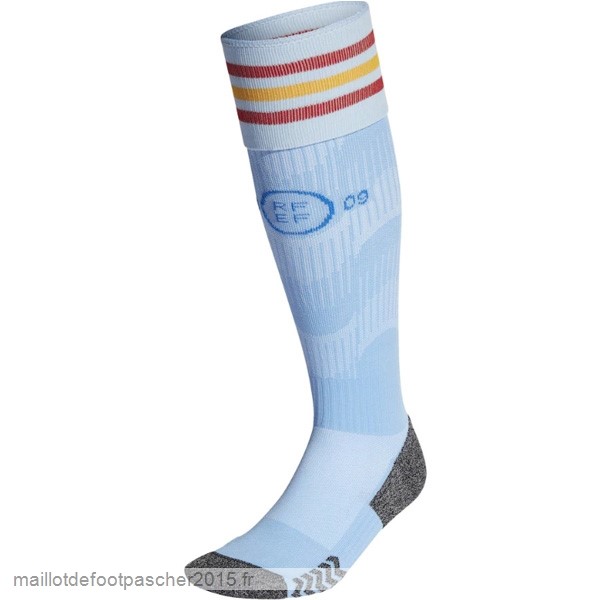 Maillot Foot Achat Exterieur Chaussette Espagne 2022 Bleu