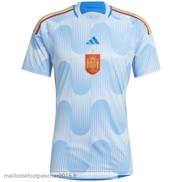 Maillot Foot Achat Exterieur Maillot Espagne 2022 Bleu