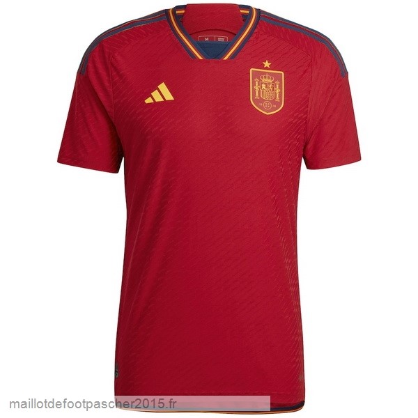 Maillot Foot Achat Thailande Domicile Joueurs Maillot Espagne 2022 Rouge