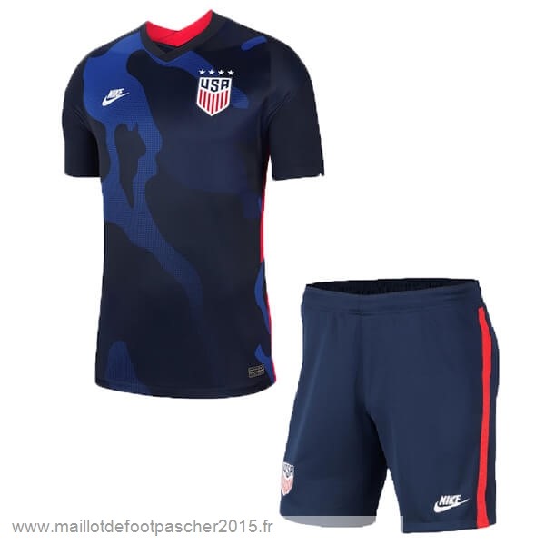 Maillot Foot Achat Exterieur Conjunto De Enfant États-Unis 2020 Bleu
