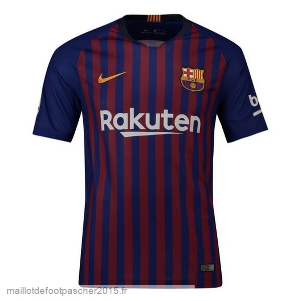 Maillot Foot Achat Domicile Maillot Barcelona Rétro 2018 2019 Bleu Rouge