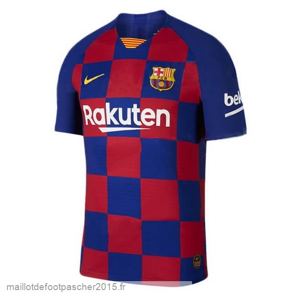 Maillot Foot Achat Domicile Maillot Barcelona Rétro 2019 2020 Bleu Rouge