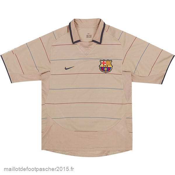 Maillot Foot Achat Exterieur Maillot Barcelona Rétro 2003 2005 Jaune