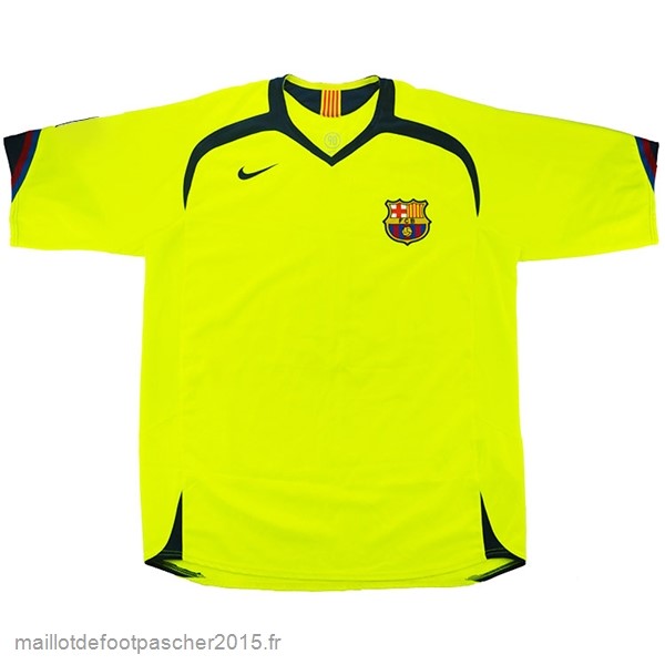 Maillot Foot Achat Exterieur Maillot Barcelona Rétro 2005 2006 Jaune