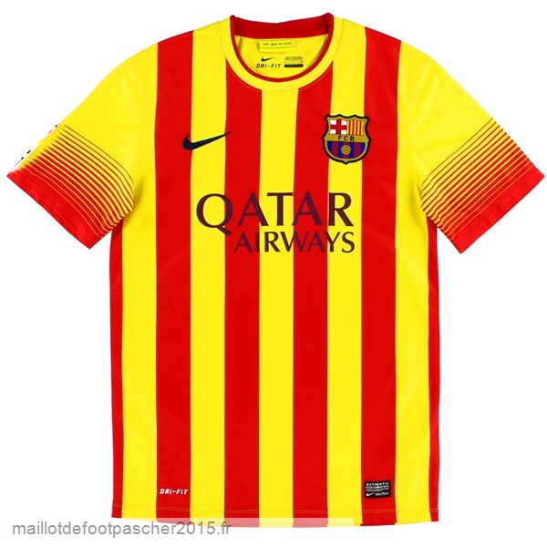 Maillot Foot Achat Exterieur Maillot Barcelona Rétro 2013 2014 Jaune