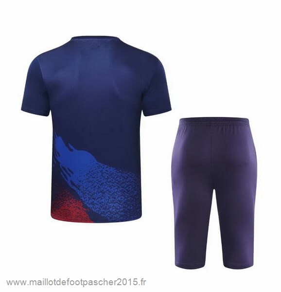 Maillot Foot Achat Entrainement Conjunto Completo Barcelone 2019 2020 Bleu Marine Rouge