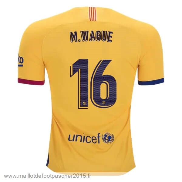 Maillot Foot Achat NO.16 Wague Exterieur Maillot Barcelone 2019 2020 Bleu Rouge