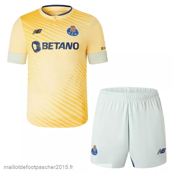 Maillot Foot Achat Exterieur Conjunto De Enfant FC Oporto 2022 2023 Jaune