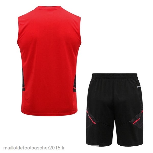 Maillot Foot Achat Entrainement Sans Manches Ensemble Complet Flamengo 2022 2023 Rouge