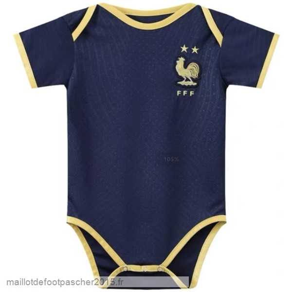 Maillot Foot Achat Domicile Onesies Enfant France 2022 Bleu