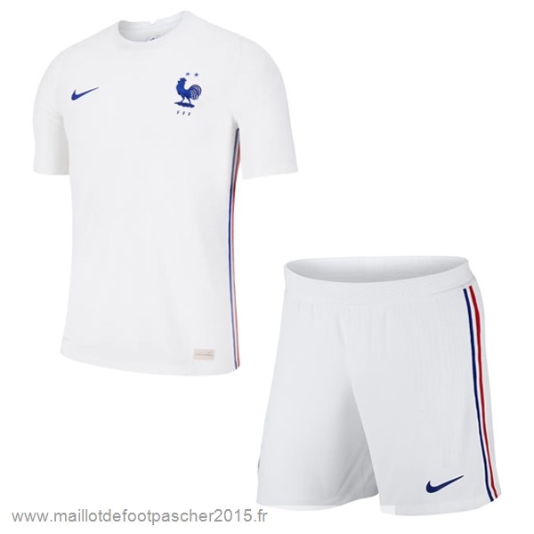 Maillot Foot Achat Exterieur Conjunto De Enfant France 2020 Blanc