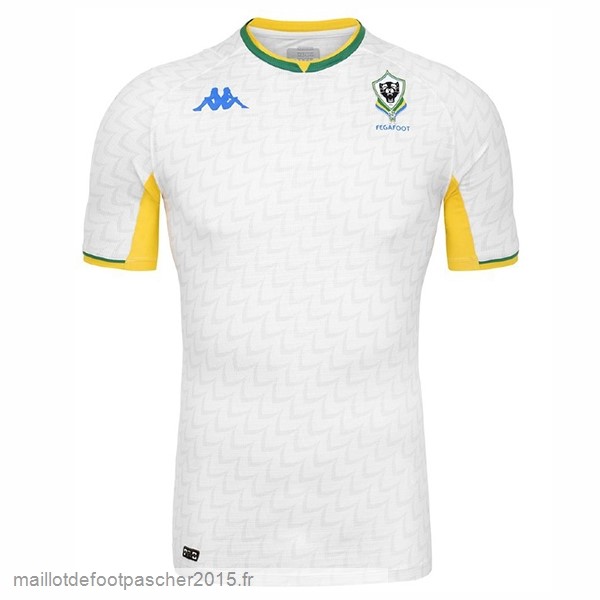 Maillot Foot Achat Thailande Exterieur Maillot Gabon 2022 Blanc