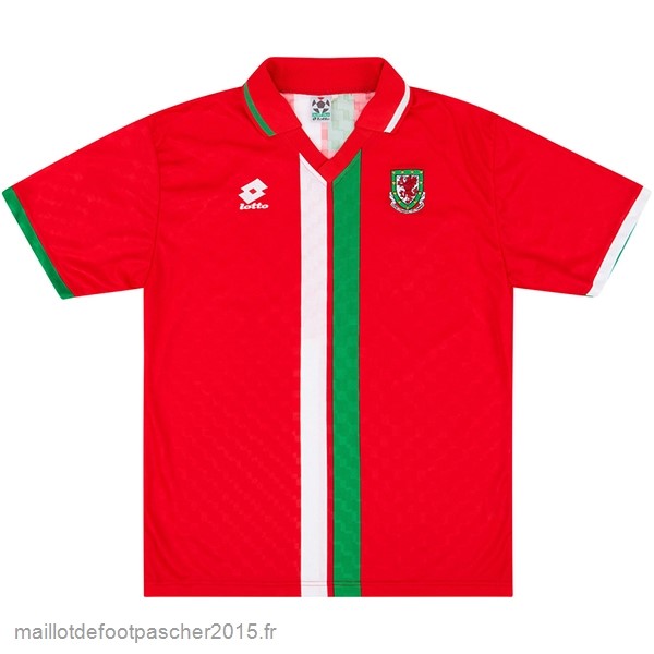 Maillot Foot Achat Domicile Maillot Pays de Galles Rétro 1996 1998 Rouge