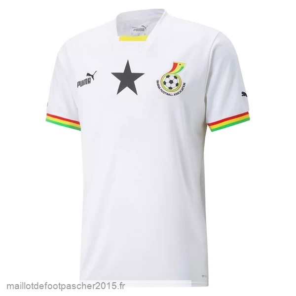 Maillot Foot Achat Thailande Domicile Maillot Ghana 2022 Blanc