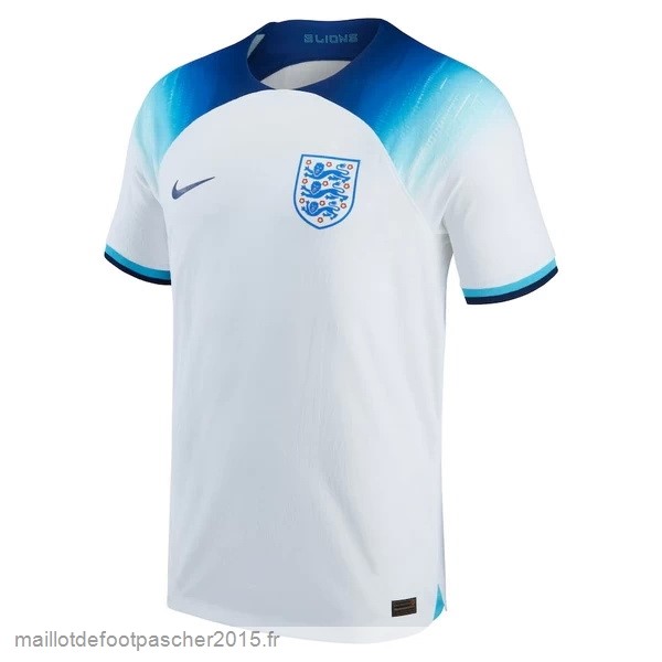 Maillot Foot Achat Thailande Domicile Joueurs Maillot Angleterre 2022 Blanc Bleu