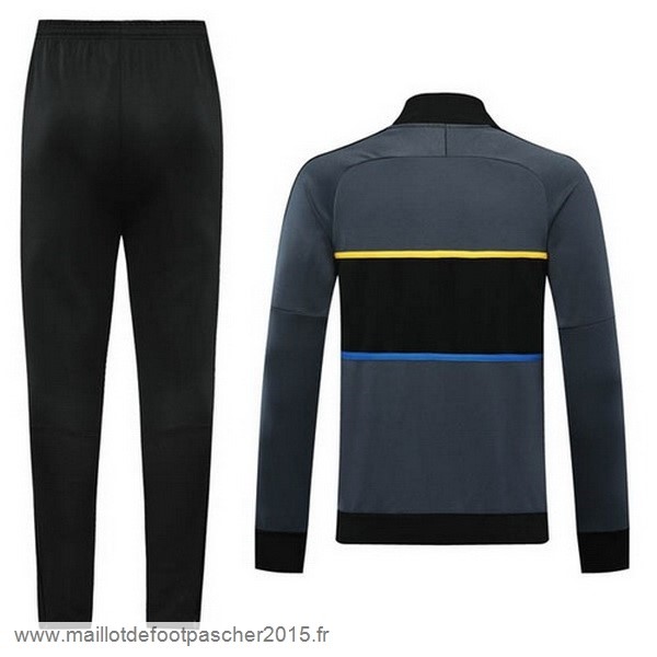 Maillot Foot Achat Survêtements Inter Milán 2020 2021 Noir Gris