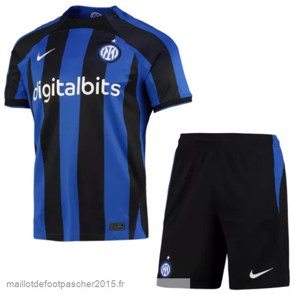 Maillot Foot Achat Domicile Conjunto De Enfant Inter Milán 2022 2023 Bleu