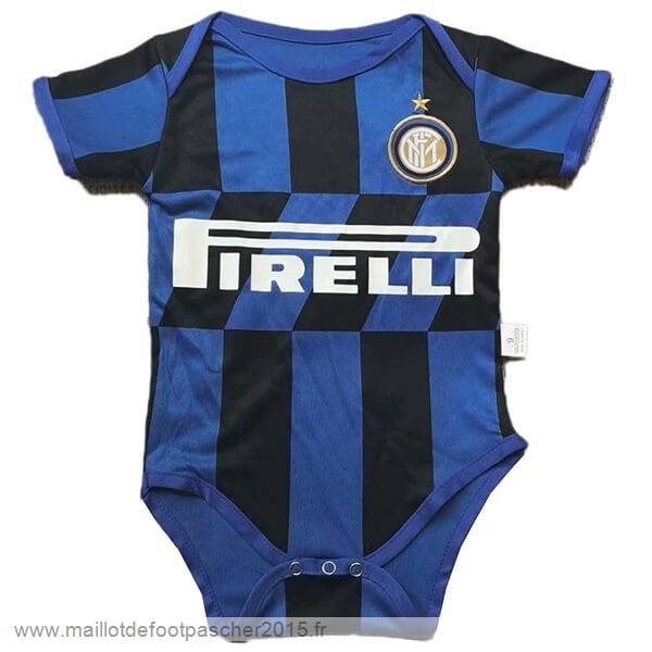 Maillot Foot Achat Domicile Onesies Enfant Inter Milán 2019 2020 Bleu Noir