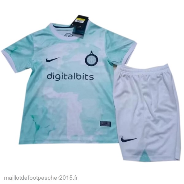 Maillot Foot Achat Exterieur Conjunto De Enfant Inter Milán 2022 2023 Vert