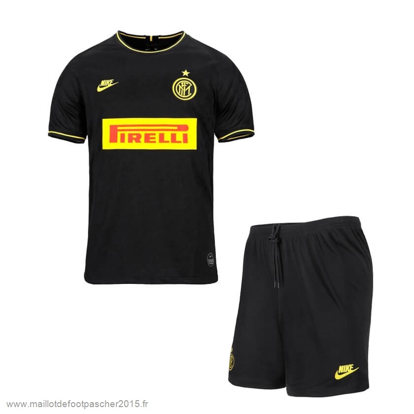 Maillot Foot Achat Third Conjunto De Enfant Inter Milán 2019 2020 Noir