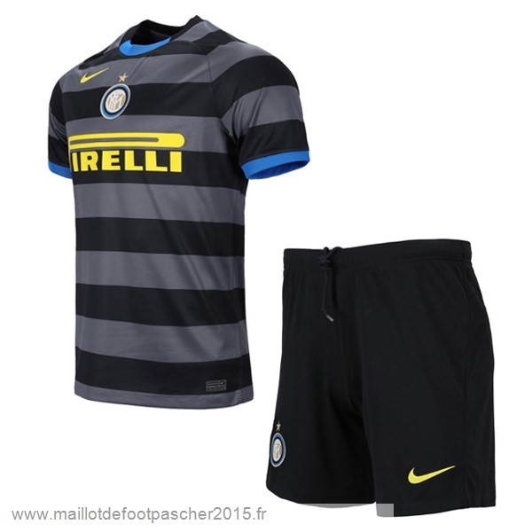 Maillot Foot Achat Third Conjunto De Enfant Inter Milán 2020 2021 Gris