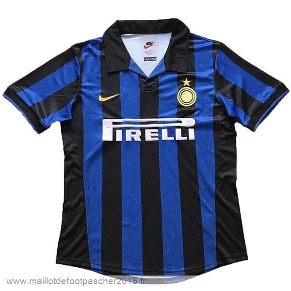 Maillot Foot Achat Domicile Maillot Inter Milán Rétro 1998 1999 Bleu