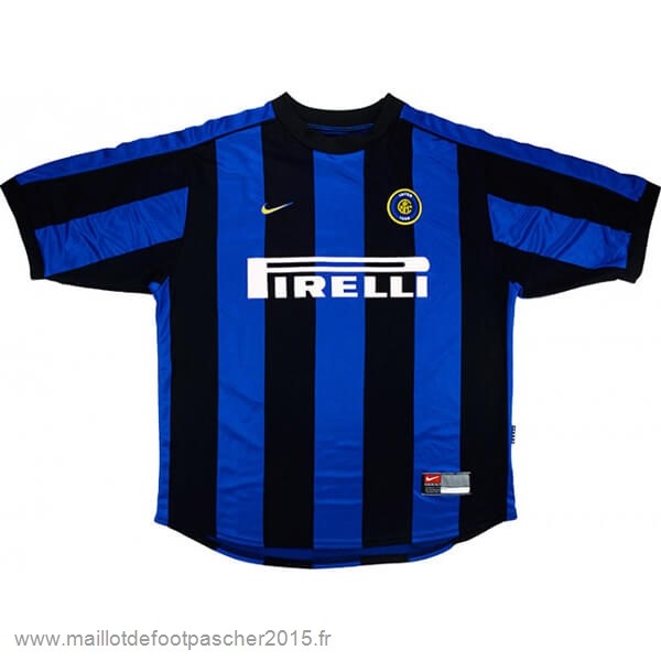 Maillot Foot Achat Domicile Maillot Inter Milán Rétro 1999 2000 Bleu