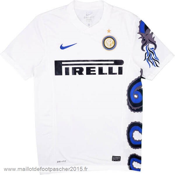 Maillot Foot Achat Exterieur Maillot Inter Milán Rétro 2010 2011 Blanc