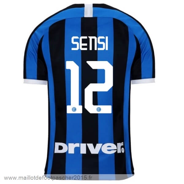 Maillot Foot Achat NO.12 Sensi Domicile Maillot Inter Milán 2019 2020 Bleu