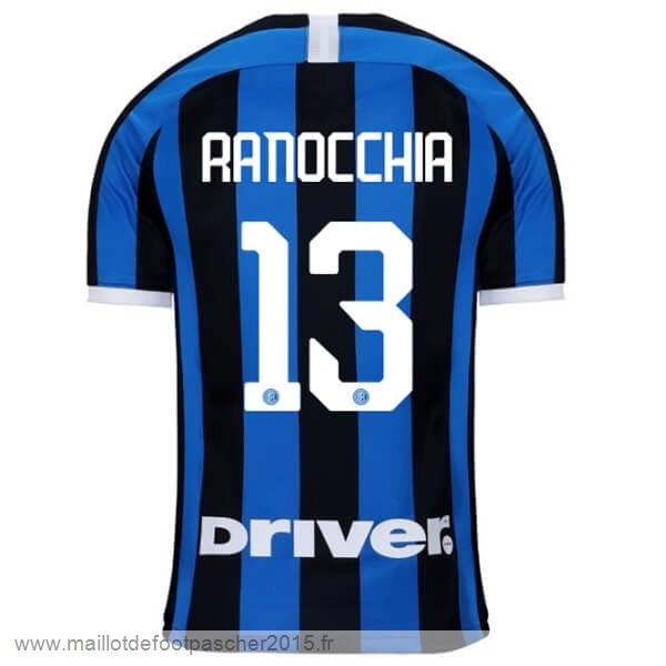 Maillot Foot Achat NO.13 Ranocchia Domicile Maillot Inter Milán 2019 2020 Bleu