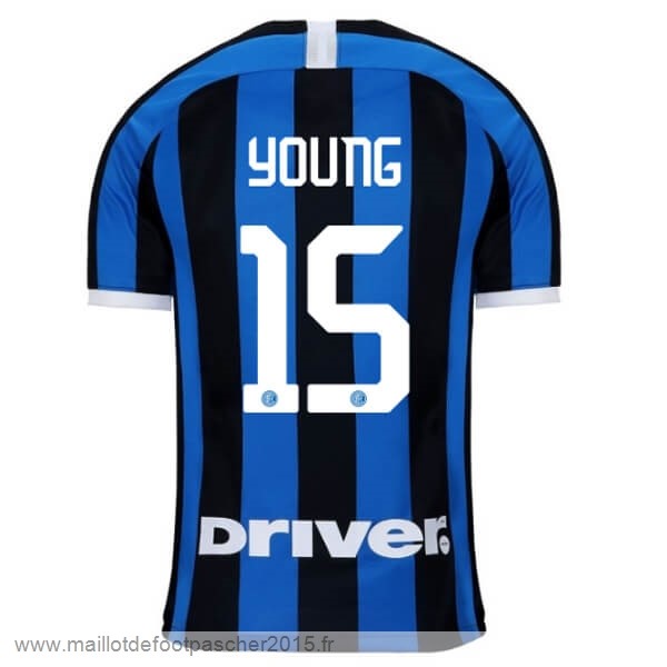 Maillot Foot Achat NO.15 Young Domicile Maillot Inter Milán 2019 2020 Bleu