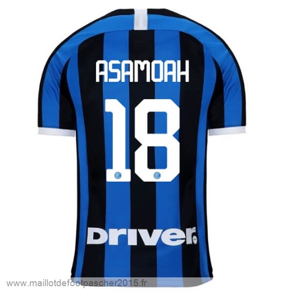 Maillot Foot Achat NO.18 Asamoah Domicile Maillot Inter Milán 2019 2020 Bleu