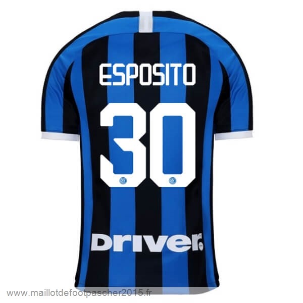 Maillot Foot Achat NO.30 Esposito Domicile Maillot Inter Milán 2019 2020 Bleu